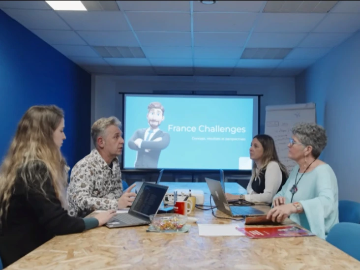 image représentant l’équipe de France Challenges en réunion